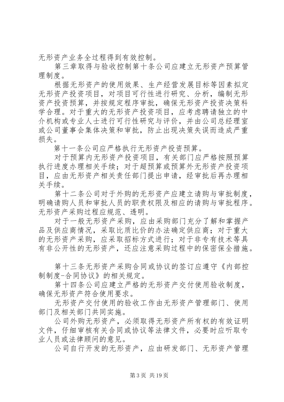2024年内部控制制度无形资产_第3页