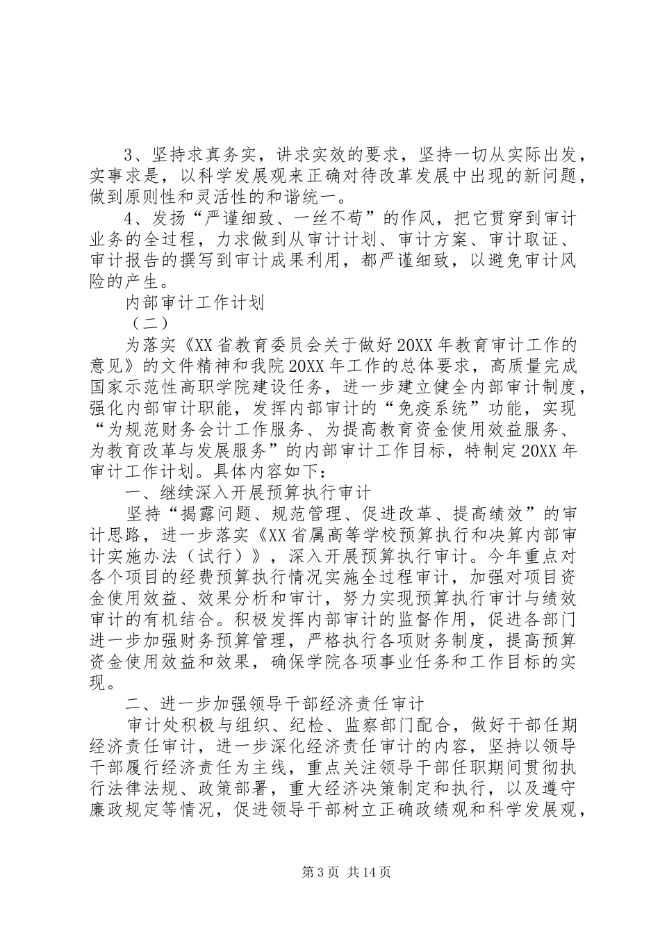 2024年内部审计工作计划_第3页