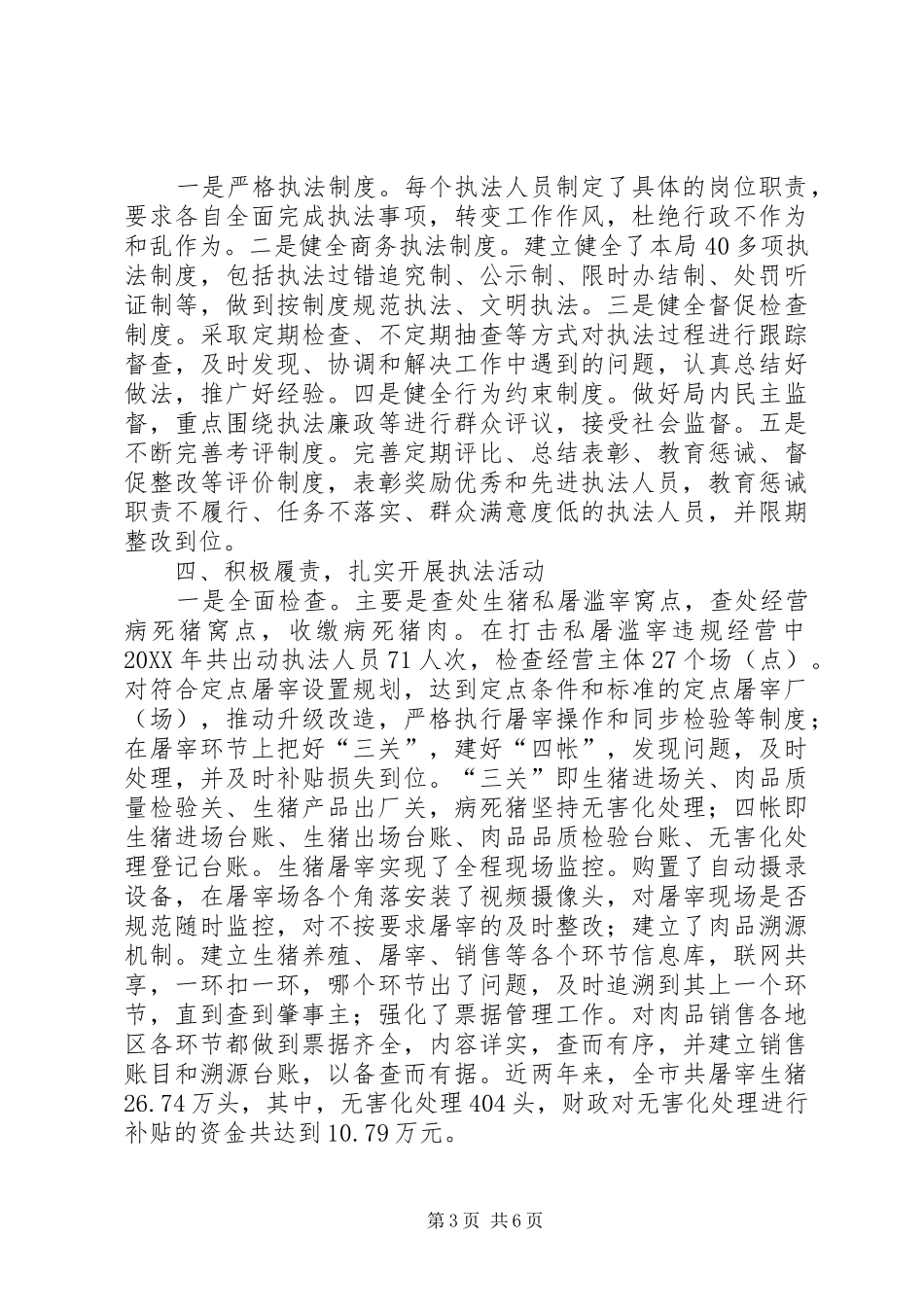 2024年市商务局依法行政工作总结_第3页