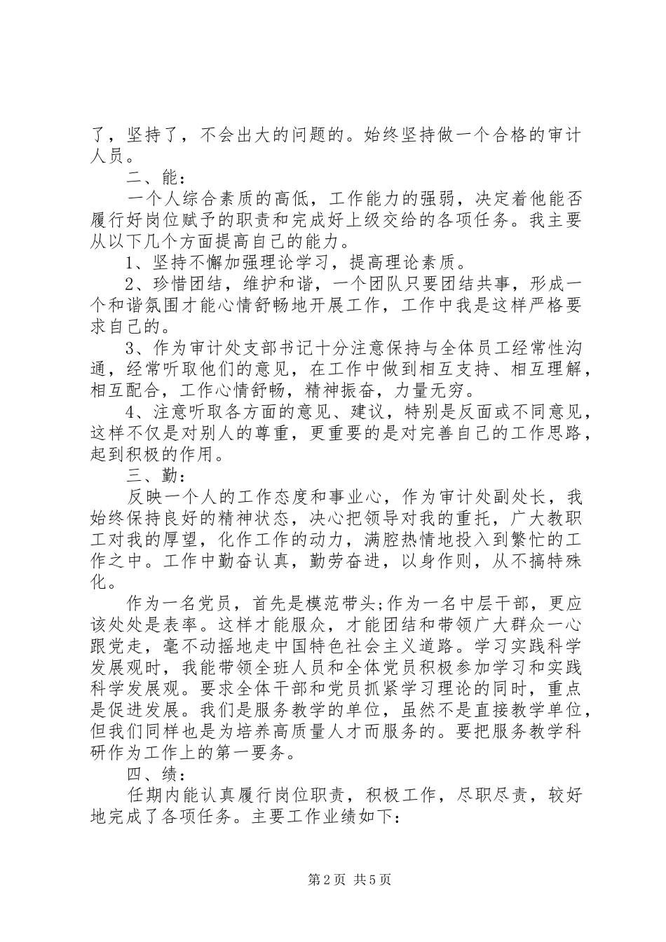 2024年内部审计年度个人工作总结范文_第2页