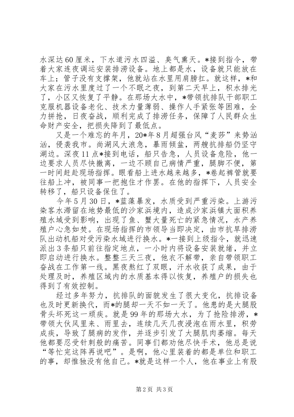 2024年市水利局优秀事迹材料_第2页