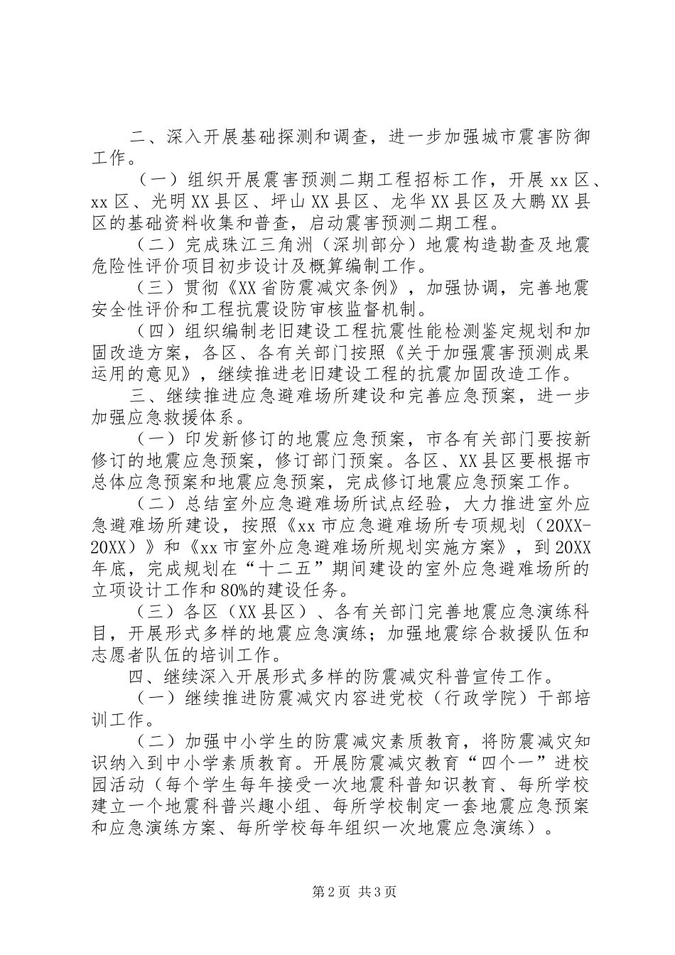 2024年市防震减灾工作总结报告_第2页