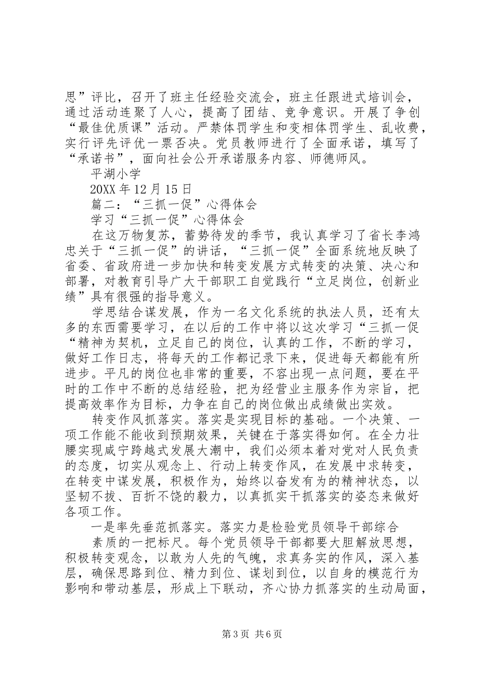 2024年市扶贫办三抓一促工作总结_第3页