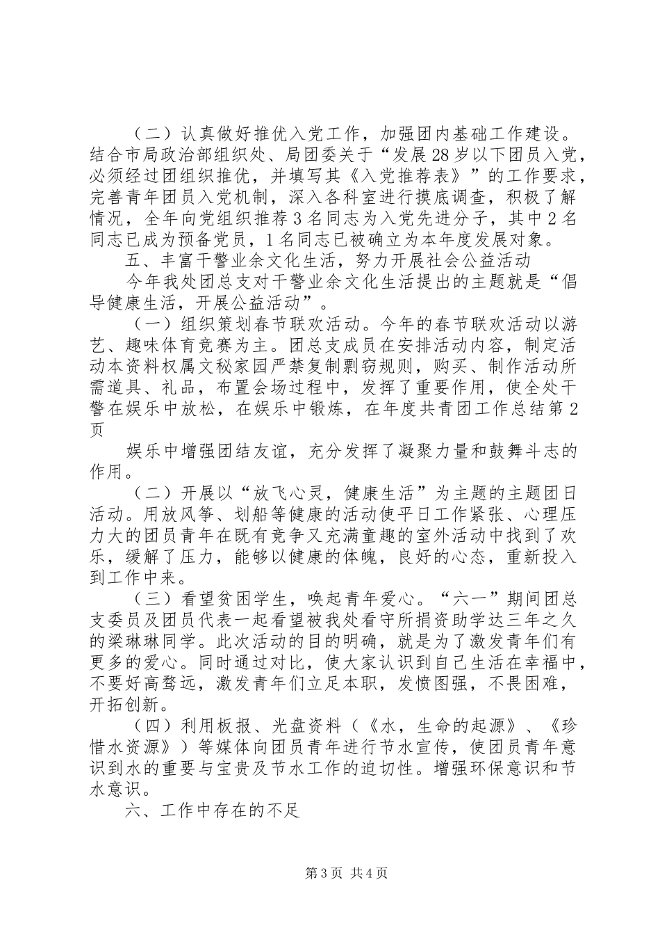 2024年年度共青团工作总结_第3页
