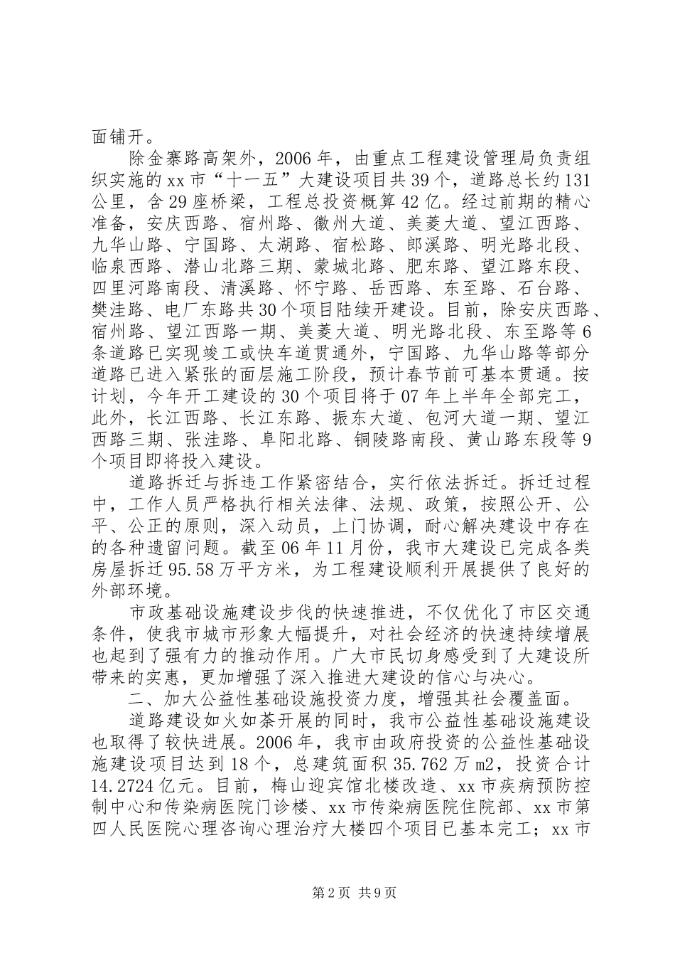 2024年市工程建设管理局工作总结_第2页
