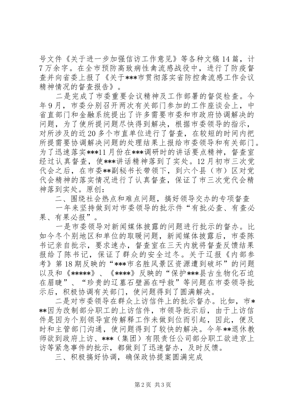 2024年市委督查工作总结_第2页