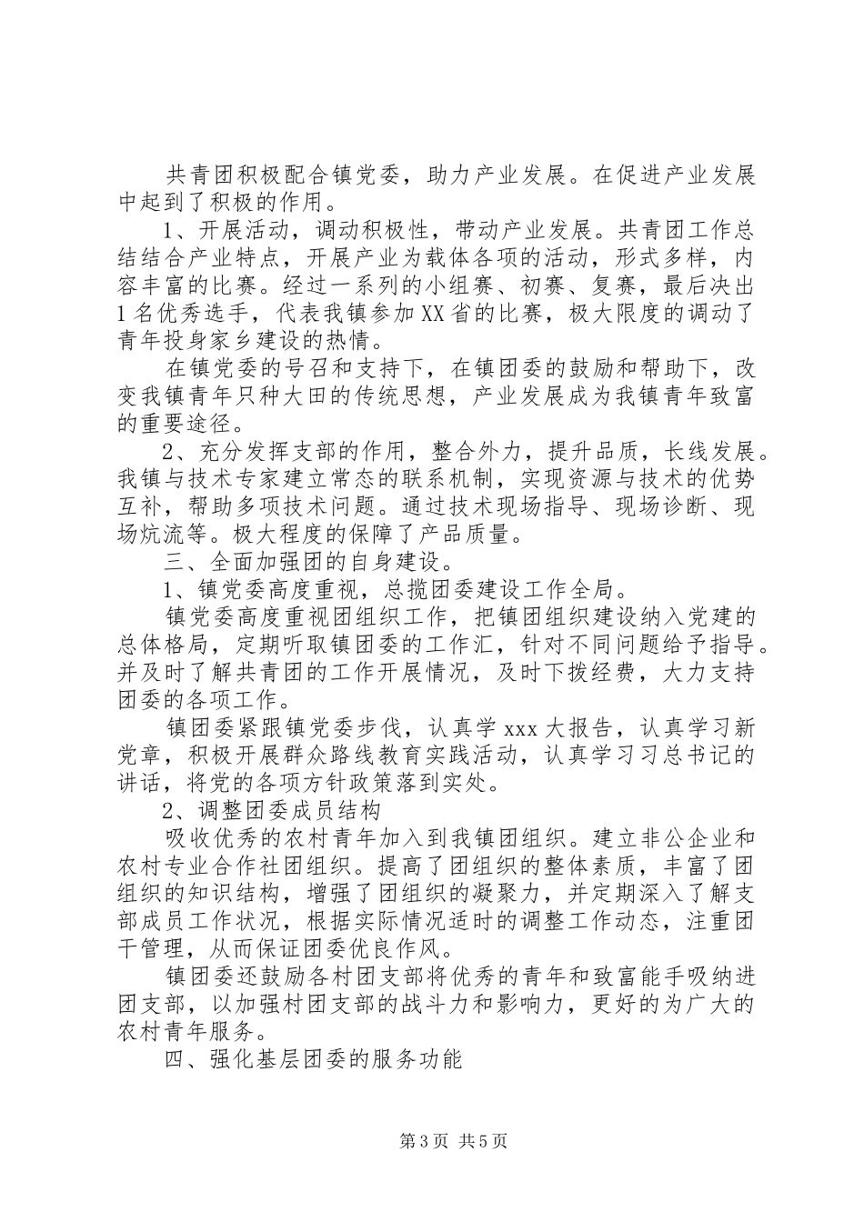 2024年市共青团工作总结_第3页