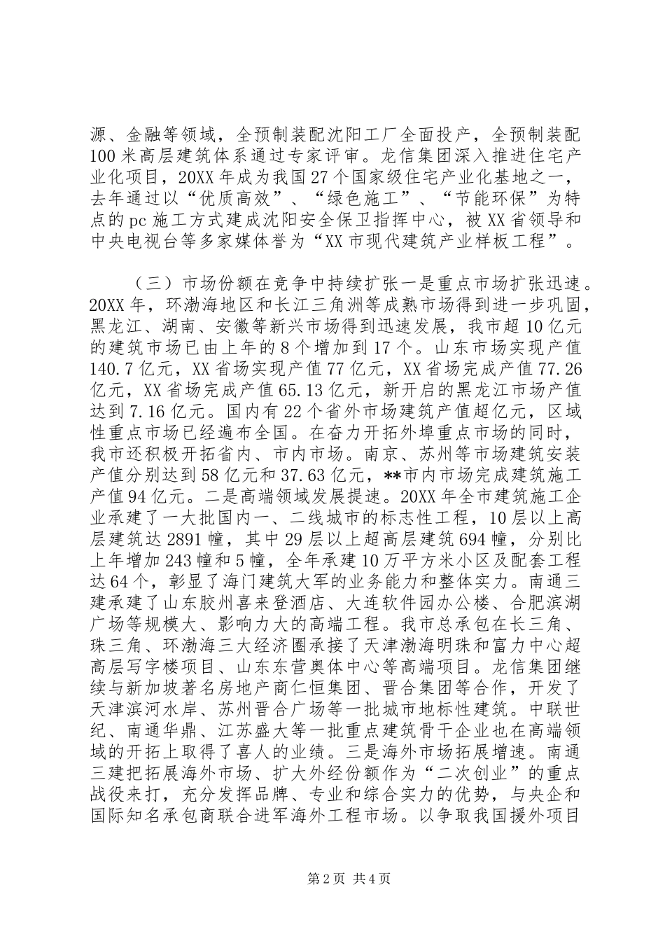 2024年市建筑业工作总结_第2页