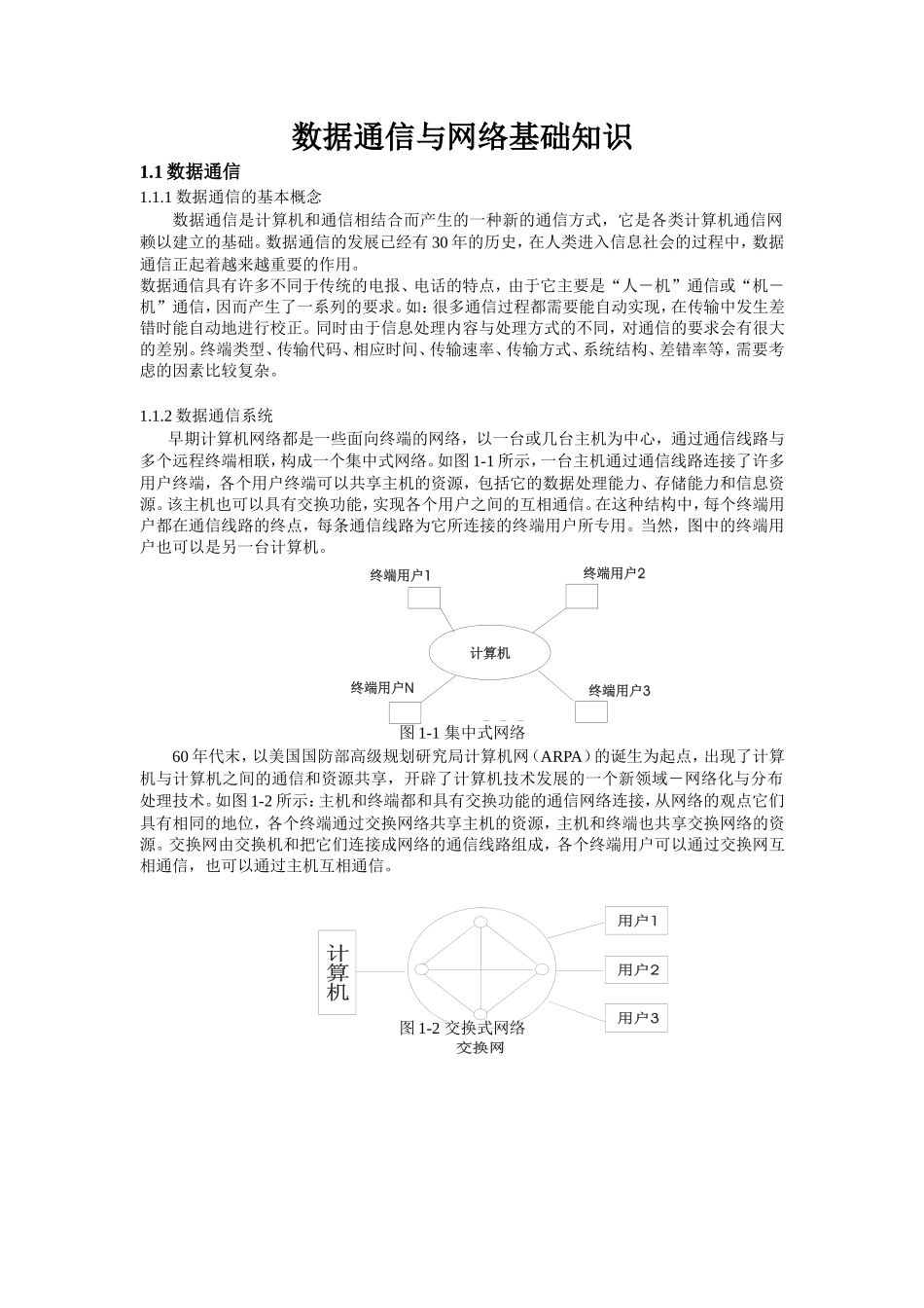 数据通信与网络基础知识_第1页