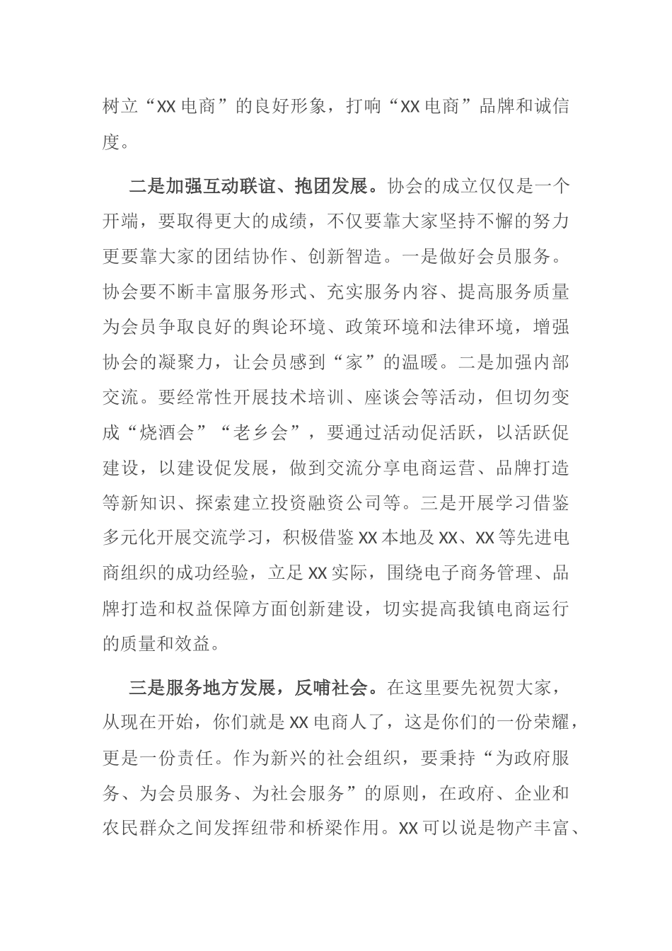 在电商协会成立大会上的讲话_第3页