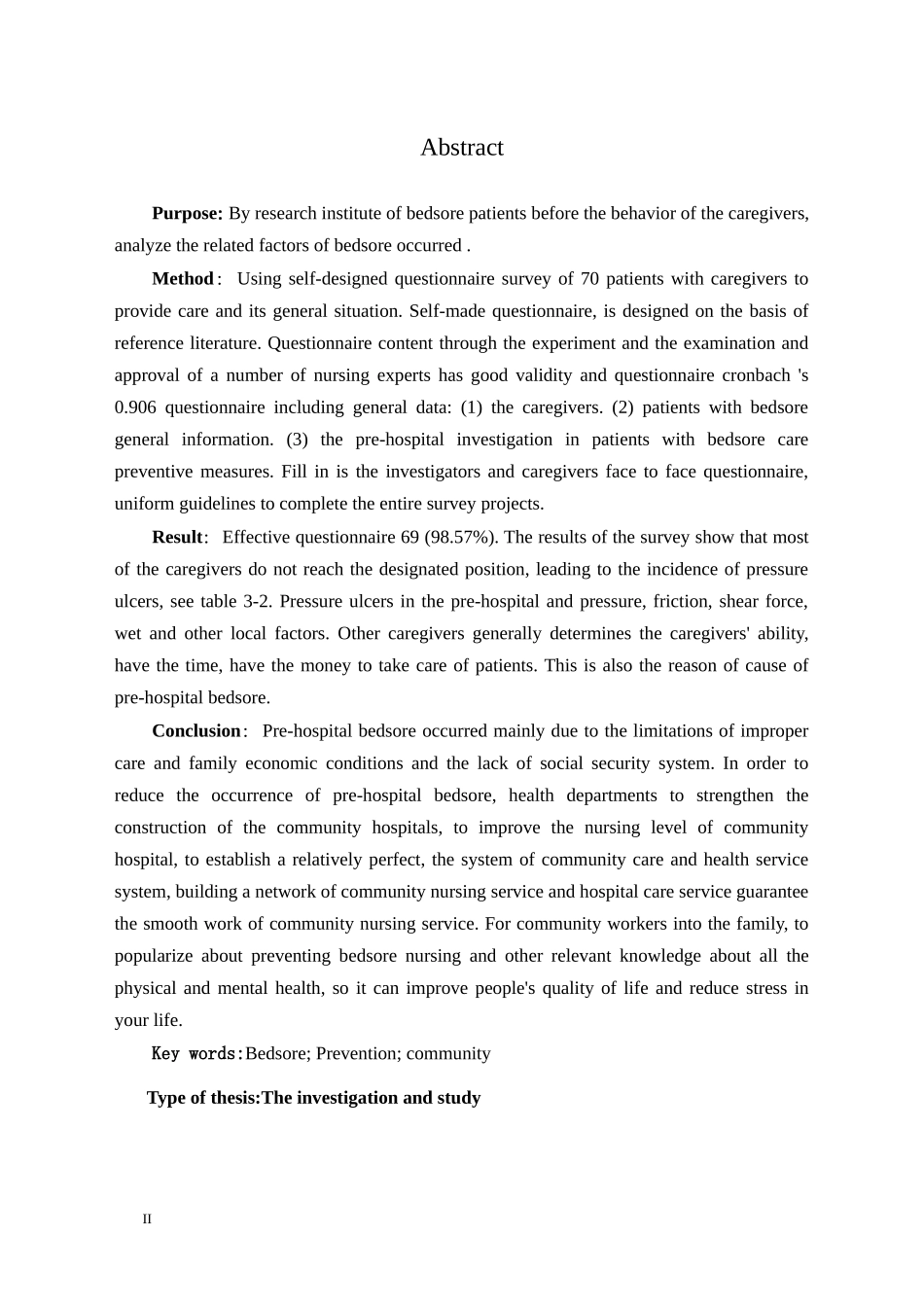 院前褥疮患者照顾者行为及护理调查研究_第2页