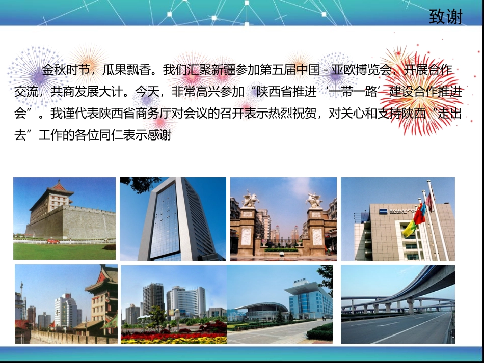 在丝路的起点˙开放的陕西—陕西省推进一带一路建设合作推进会上的_第2页