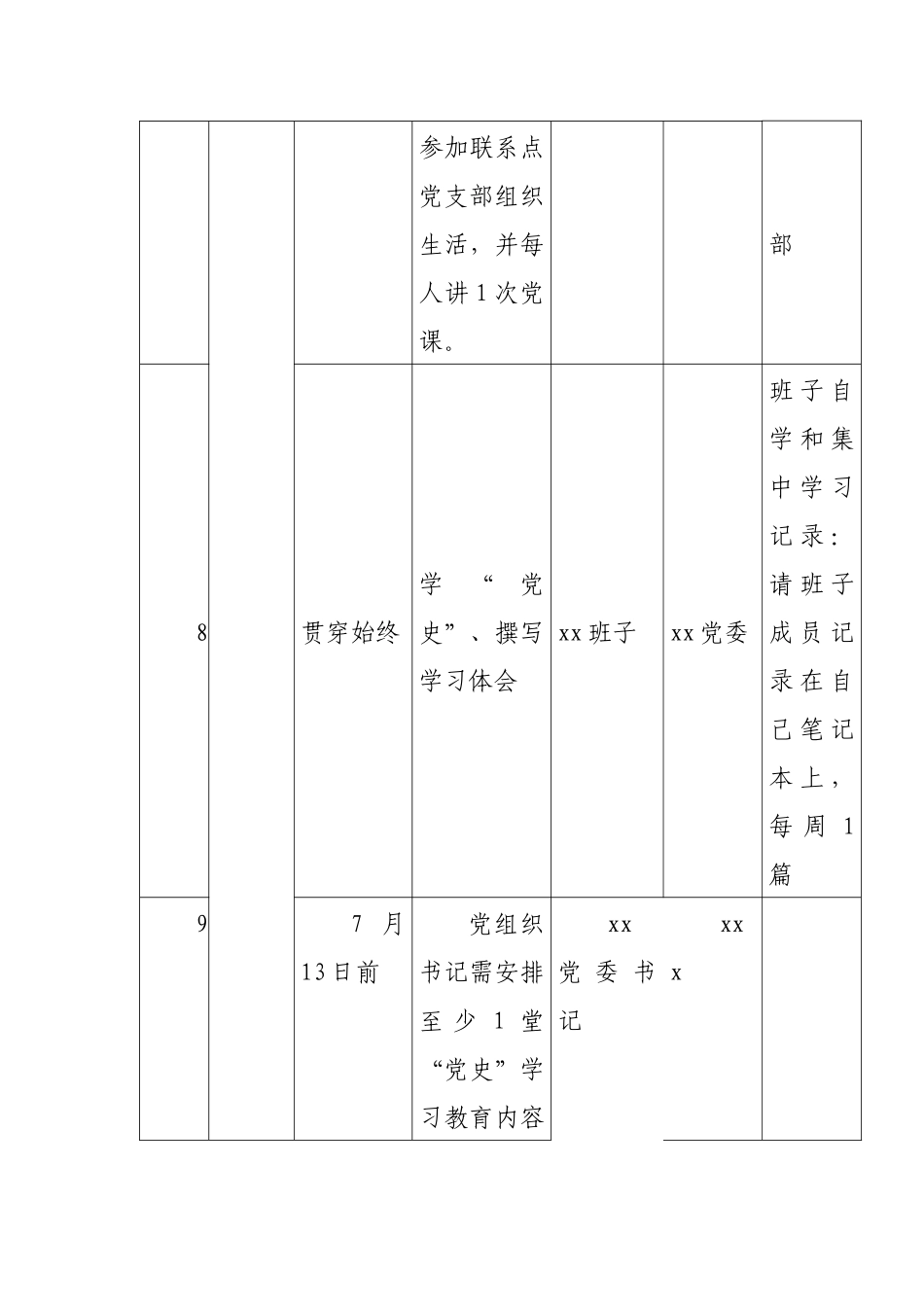 党史学习教育具体工作安排（中层干部）_第2页