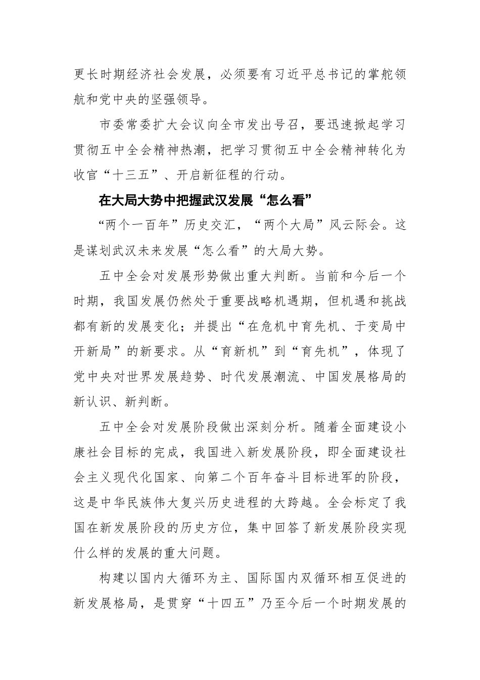 鲁珊：在英雄城市落实五中全会精神（20201102）_第3页