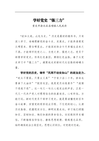 向璇：学好党史“强三力”