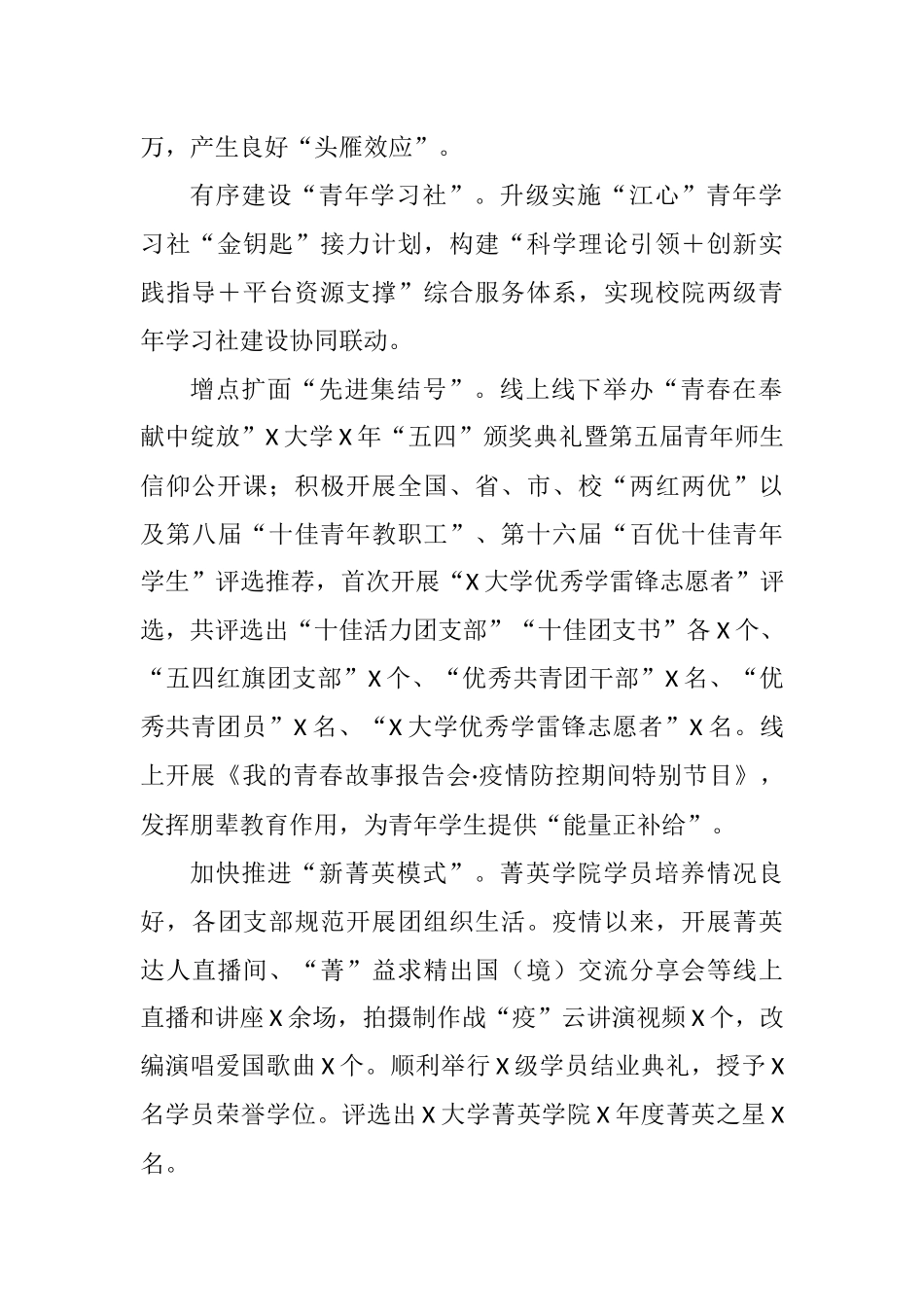 学校团委2021年上半年工作总结_第2页