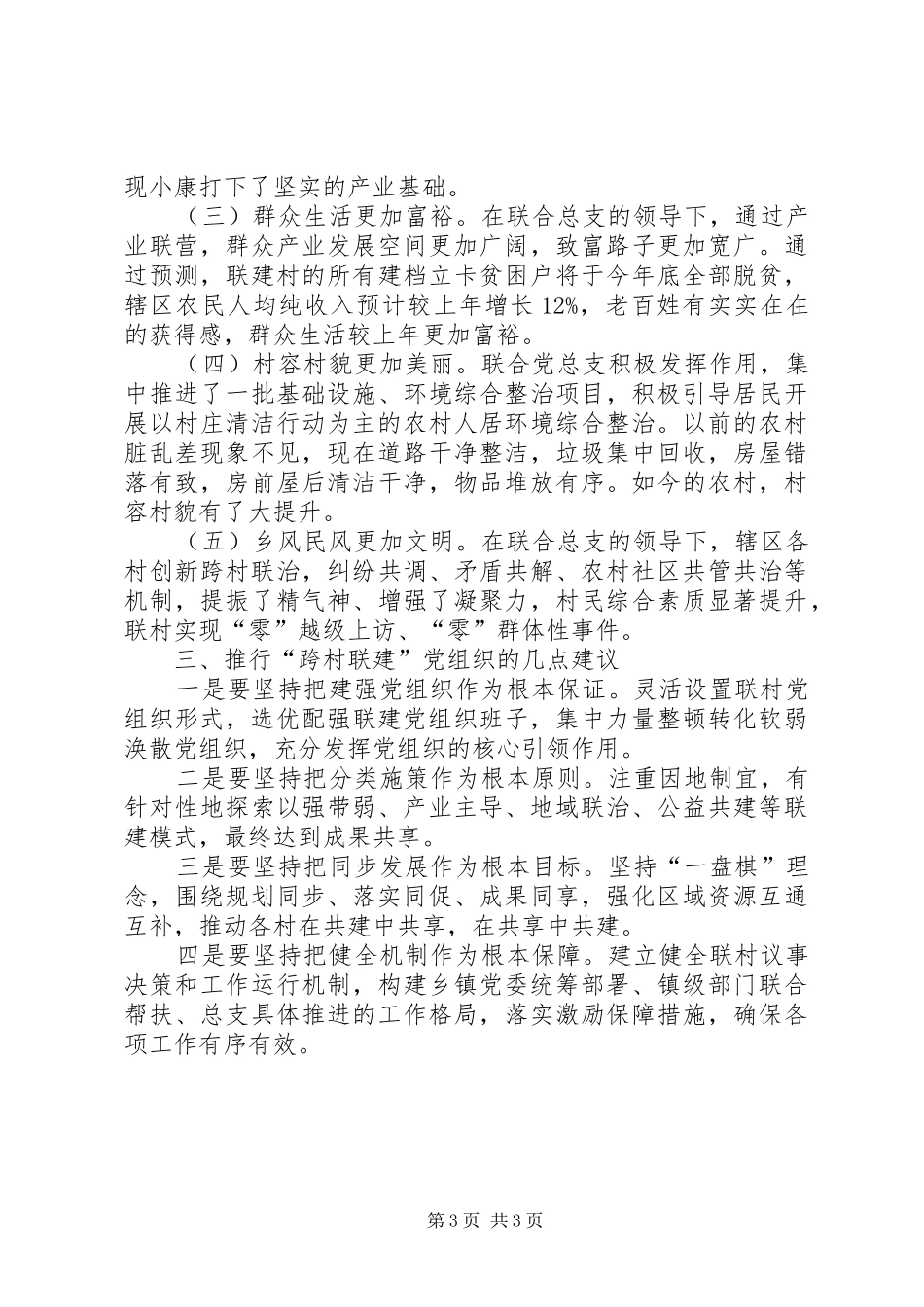 2024年跨村联建党组织总结_第3页