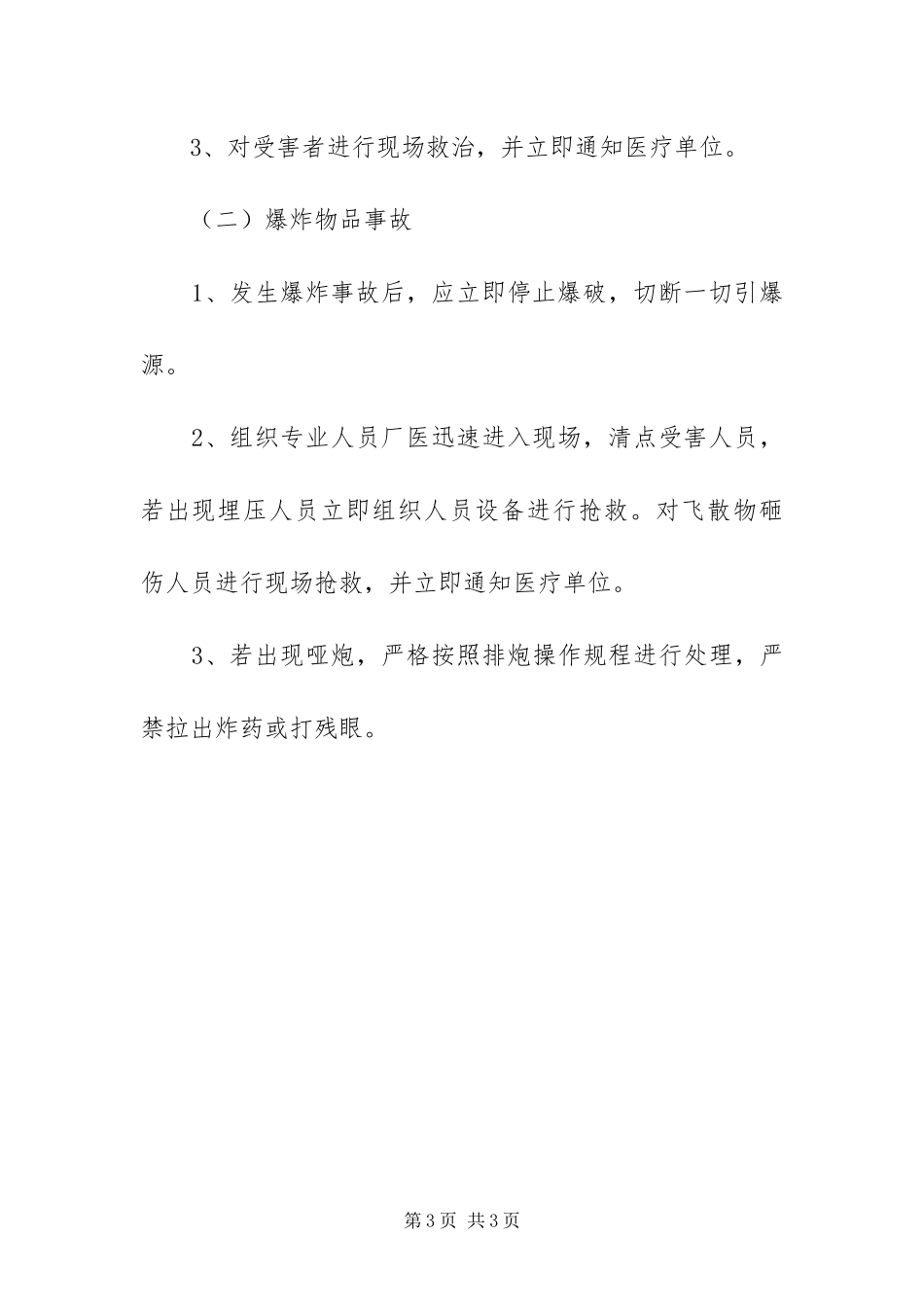 2024年重大安全事故救援工作方案_第3页