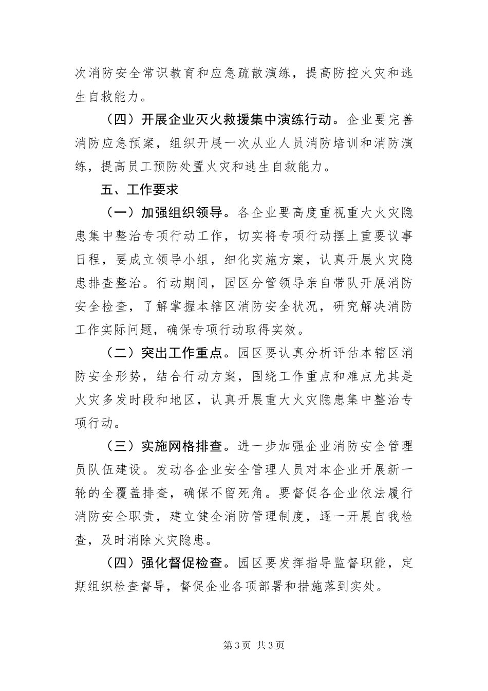 2024年重大火灾隐患整治方案_第3页