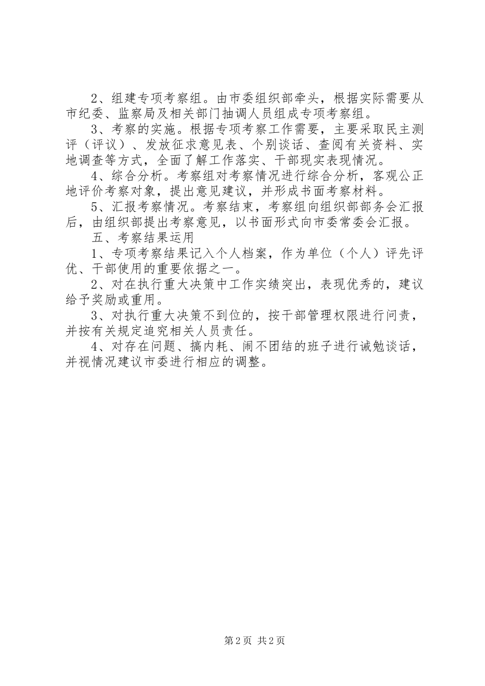 2024年重大决策专项考察思考_第2页