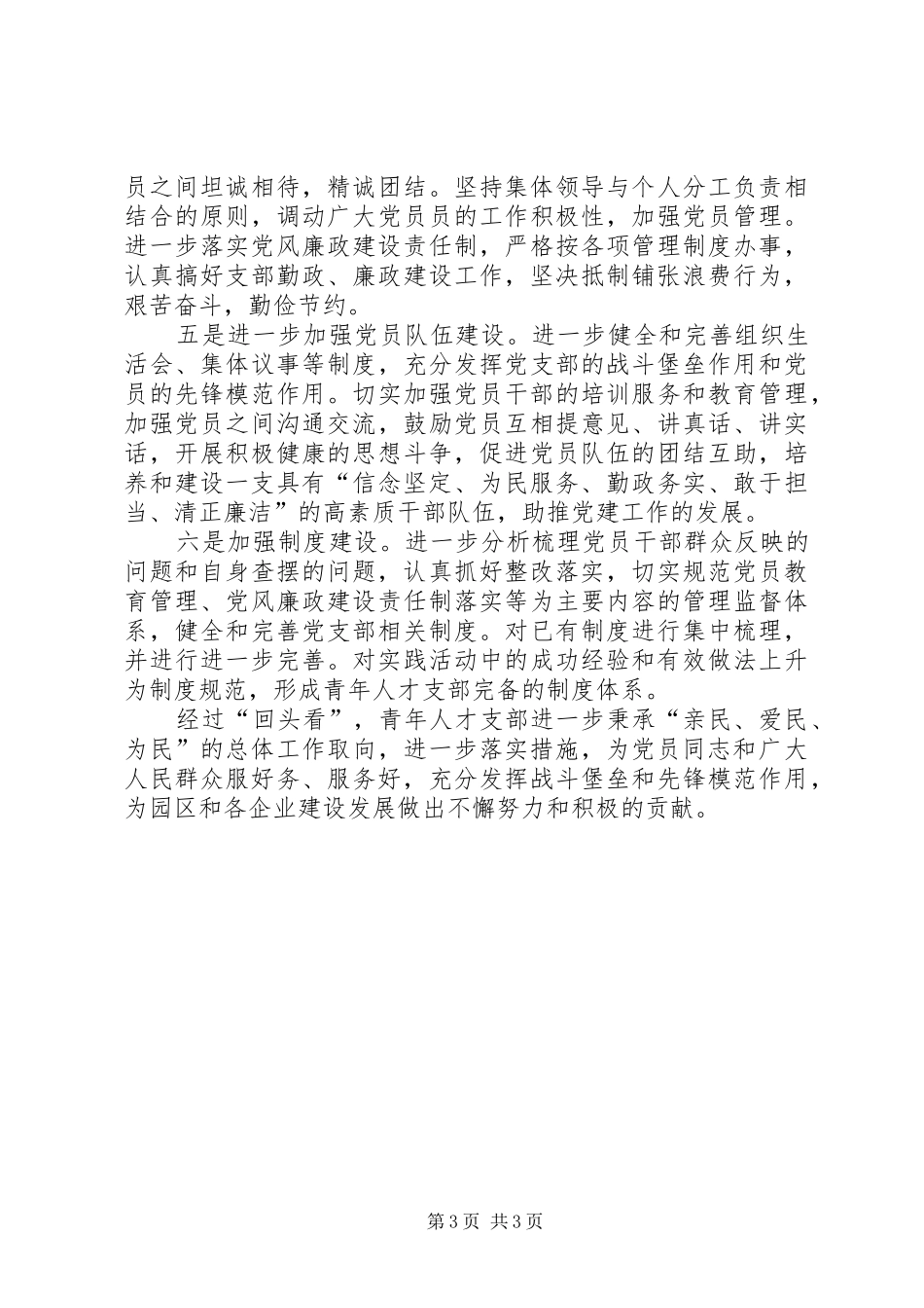 2024年青年人才党的群众路线工作总结_第3页