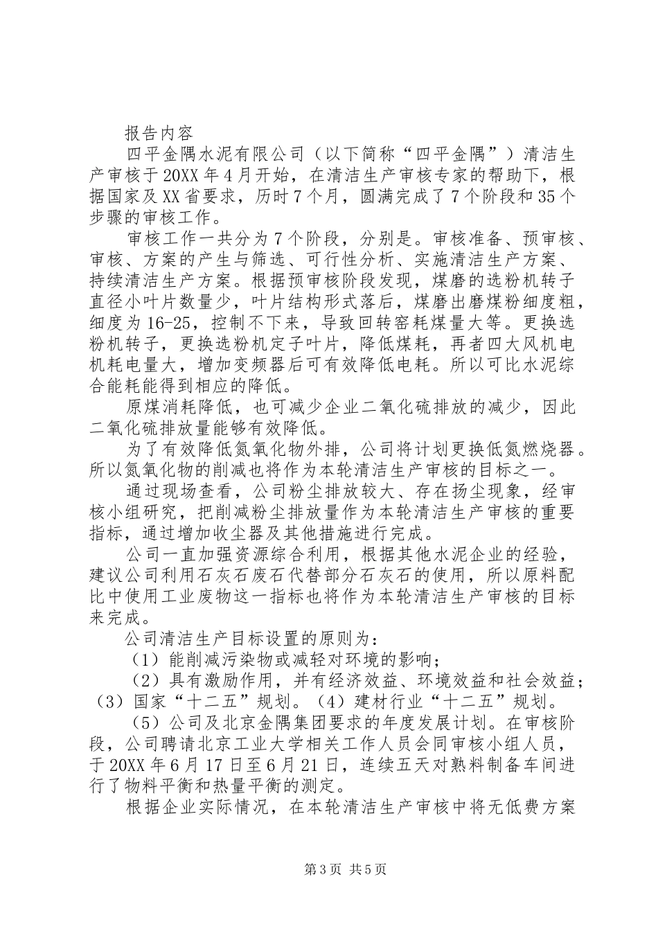 2024年清洁生产审核报告_第3页