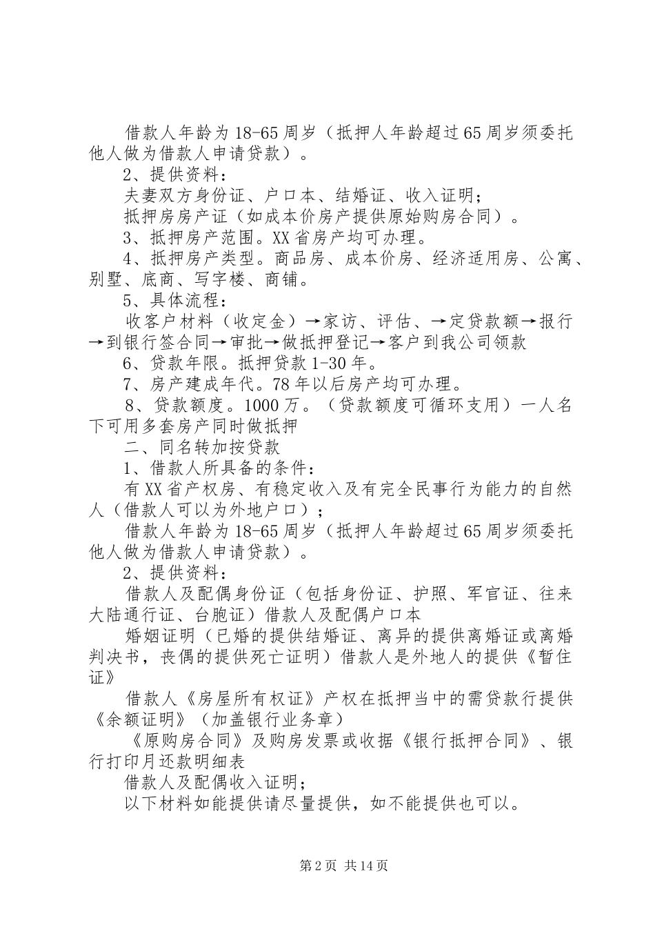 2024年自己开公司个人代款如何申请_第2页