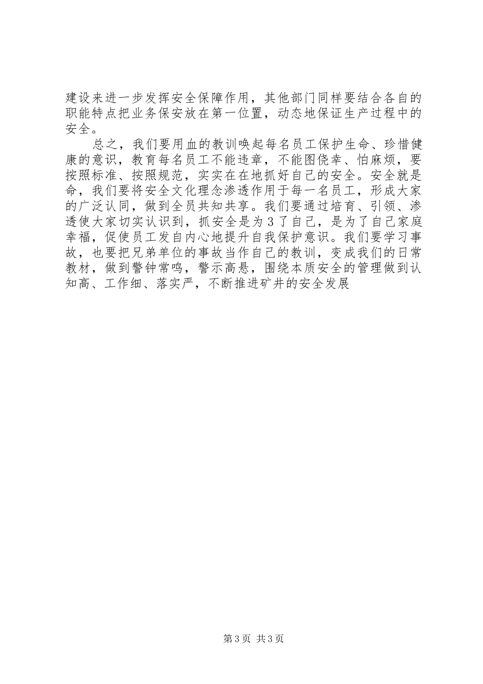 2024年观看煤矿事故警示片心得体会_第3页