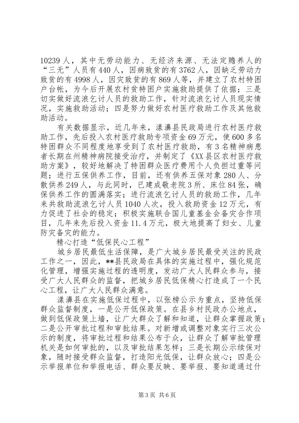 2024年自治县民政局工作典型材料_第3页