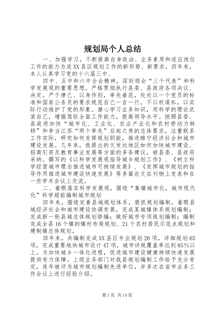 2024年规划局个人总结_第1页