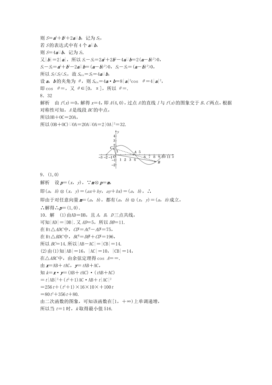 （江苏专用）高考数学 专题5 平面向量 39 与平面向量有关的创新题 文-人教版高三数学试题_第2页