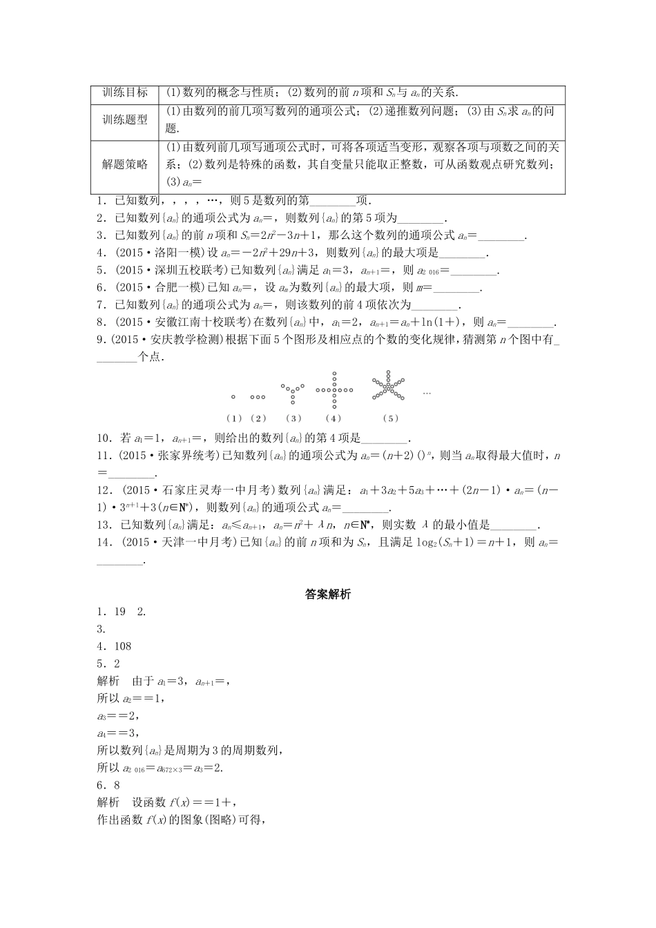 （江苏专用）高考数学 专题6 数列 40 数列的概念及表示 文-人教版高三数学试题_第1页