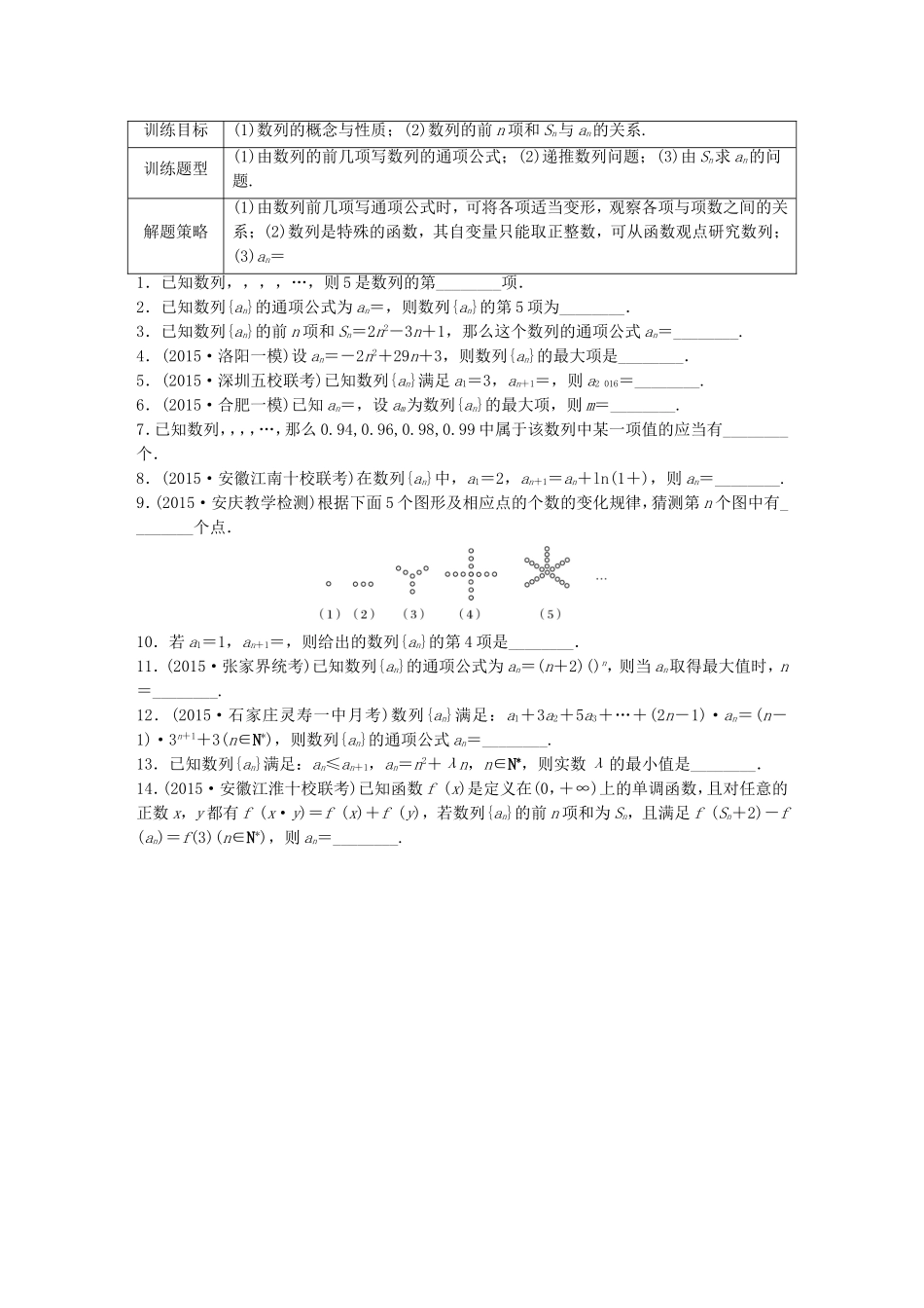 （江苏专用）高考数学 专题6 数列 40 数列的概念及其表示 理-人教版高三数学试题_第1页