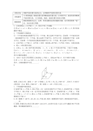 （江苏专用）高考数学 专题8 立体几何 57 两平面的位置关系 文-人教版高三数学试题