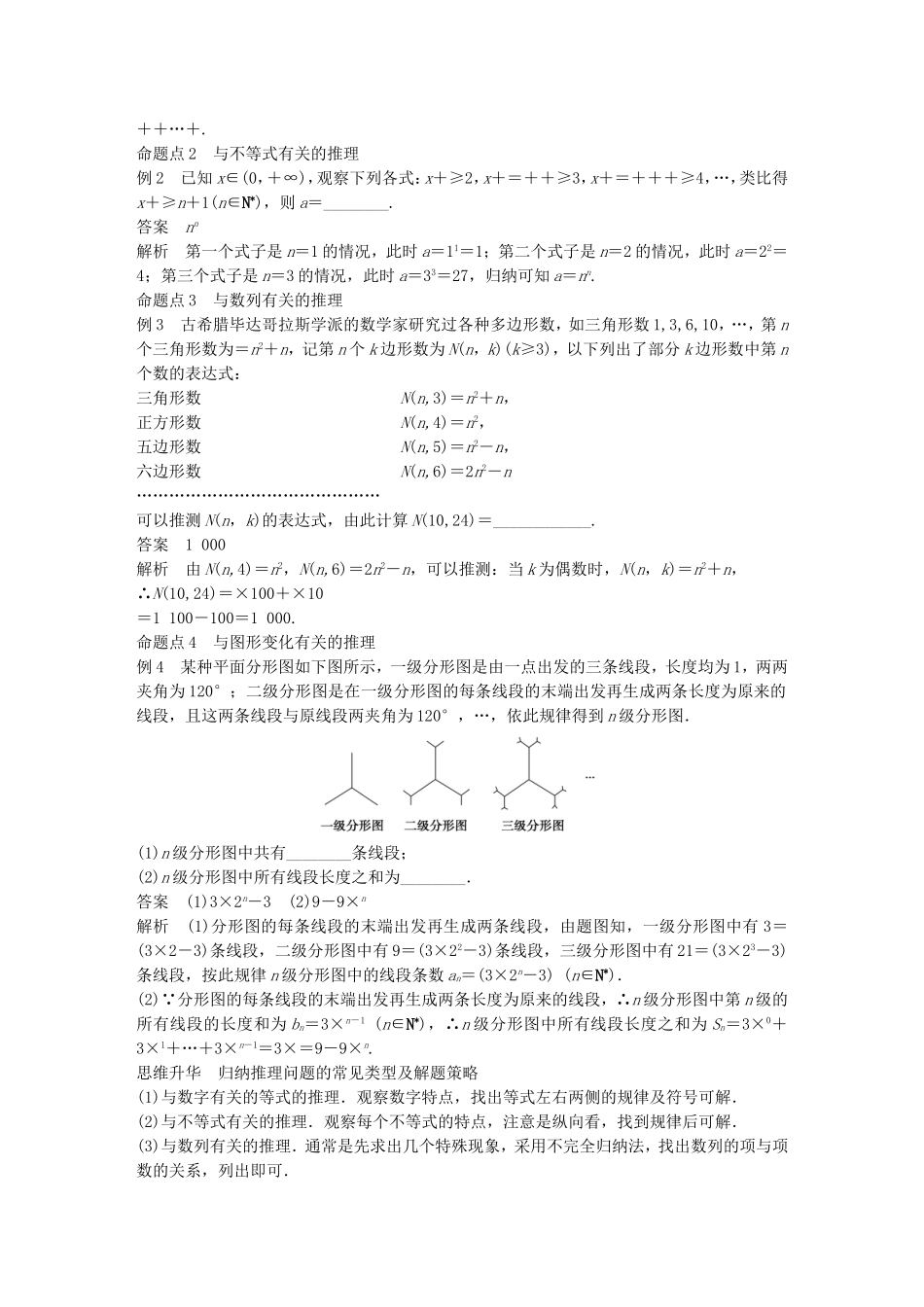 （江苏专用）高考数学一轮复习 第十三章 推理与证明、算法、复数 13.1 合情推理与演绎推理 理-人教版高三数学试题_第3页
