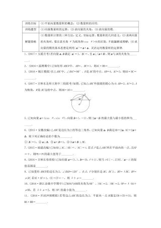 （江苏专用）高考数学专题复习 专题5 平面向量 第32练 平面向量的数量积练习 理-人教版高三数学试题