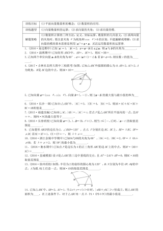 （江苏专用）高考数学专题复习 专题5 平面向量 第32练 平面向量的数量积练习 文-人教版高三数学试题