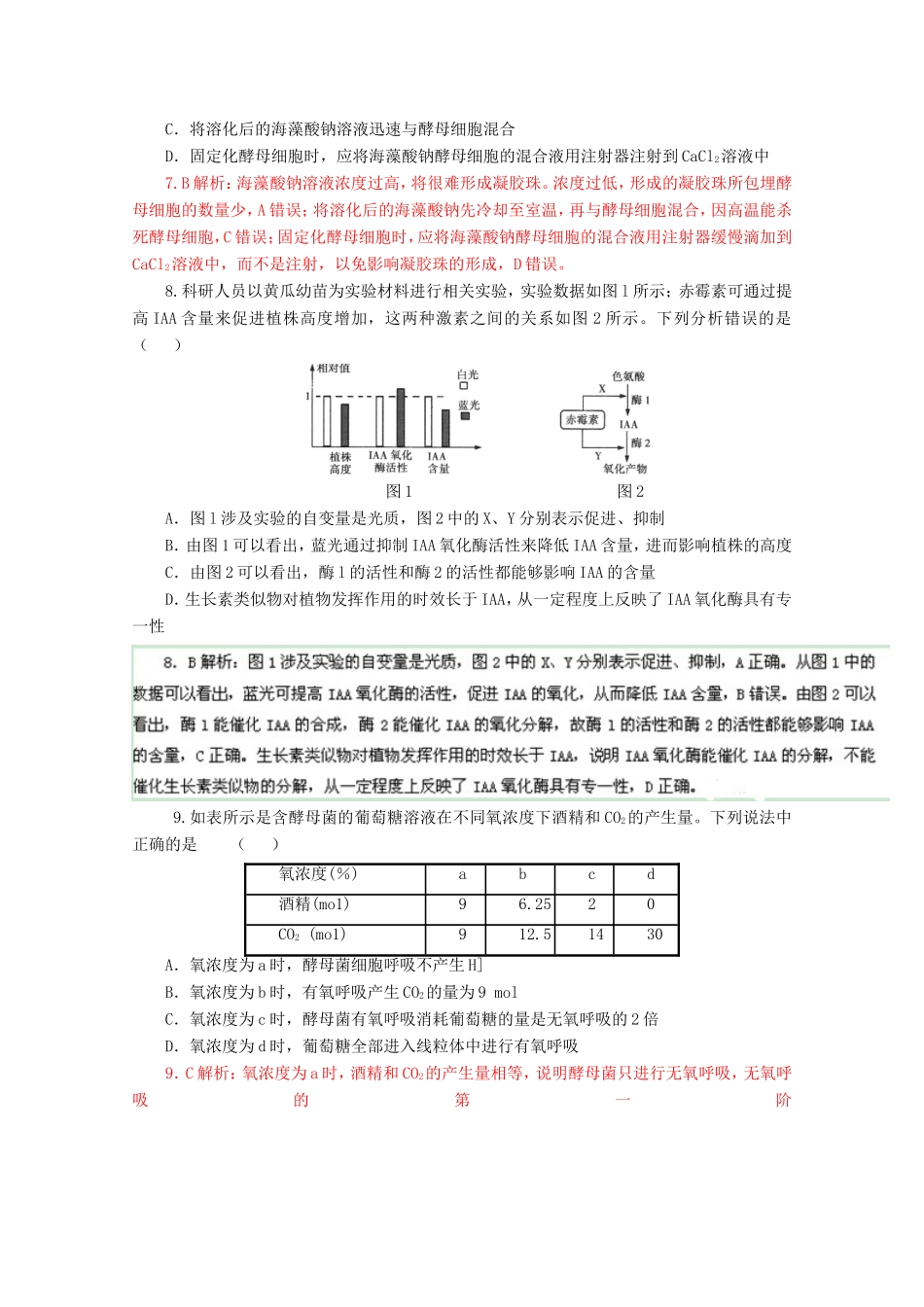 （江苏卷）高考生物押题预测卷02-人教版高三生物试题_第3页