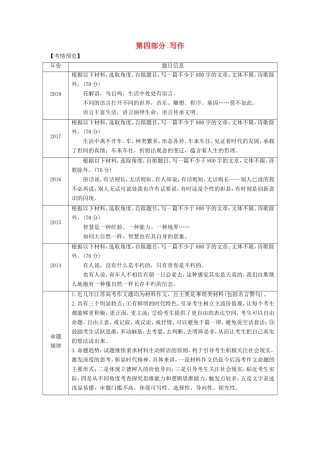 （江苏专用）高考语文二轮培优 第四部分 写作 技法提分点28 立意准确，避免南辕北辙-人教版高三全册语文试题