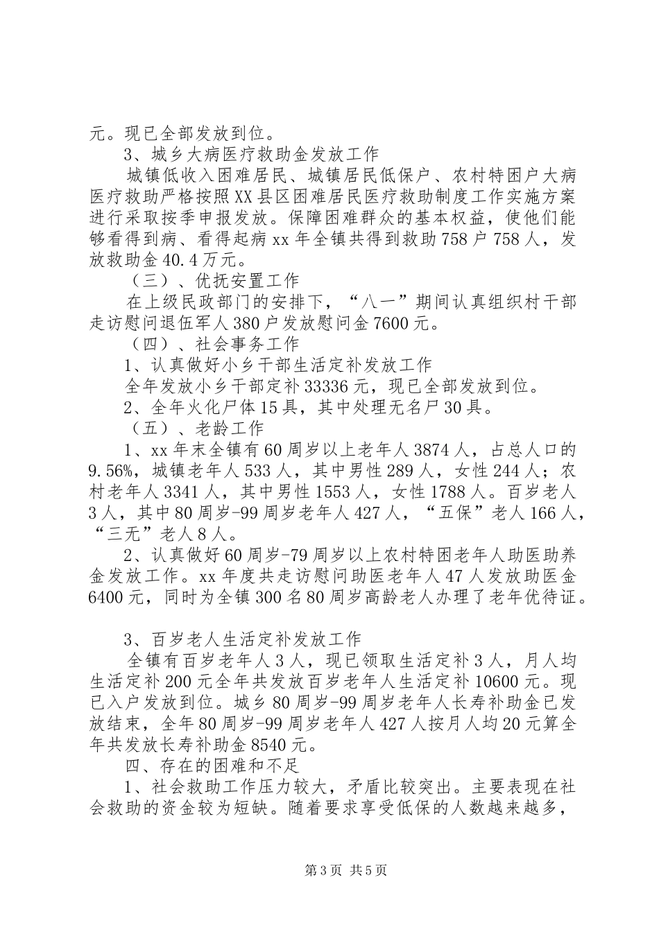 2024年乡镇民政所工作总结_第3页