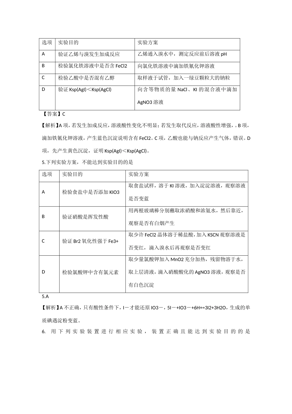 （泄露天机）福建省高考化学押题试题_第2页