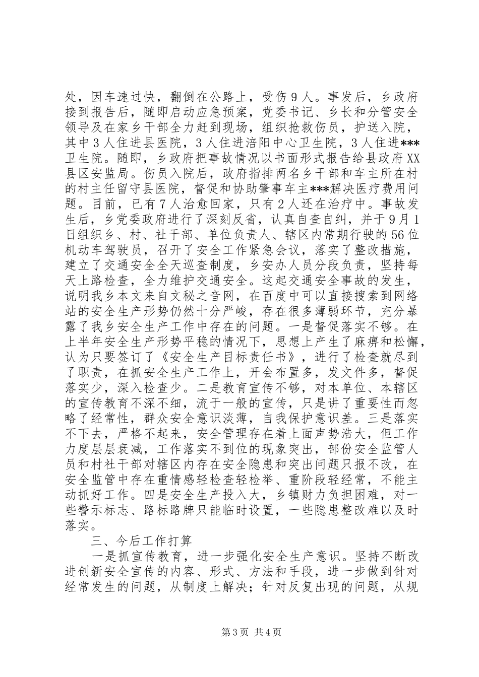 2024年乡镇消防汇报材料_第3页