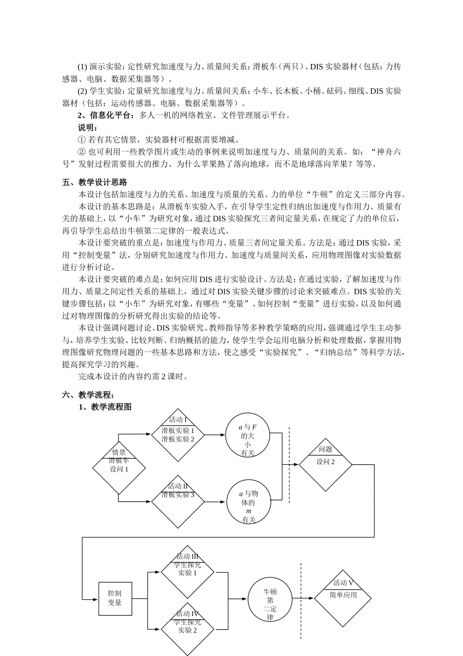 （精品）上海市高一物理学科二期课改第三章B 牛顿第二定律（教研员写）上科版_第2页