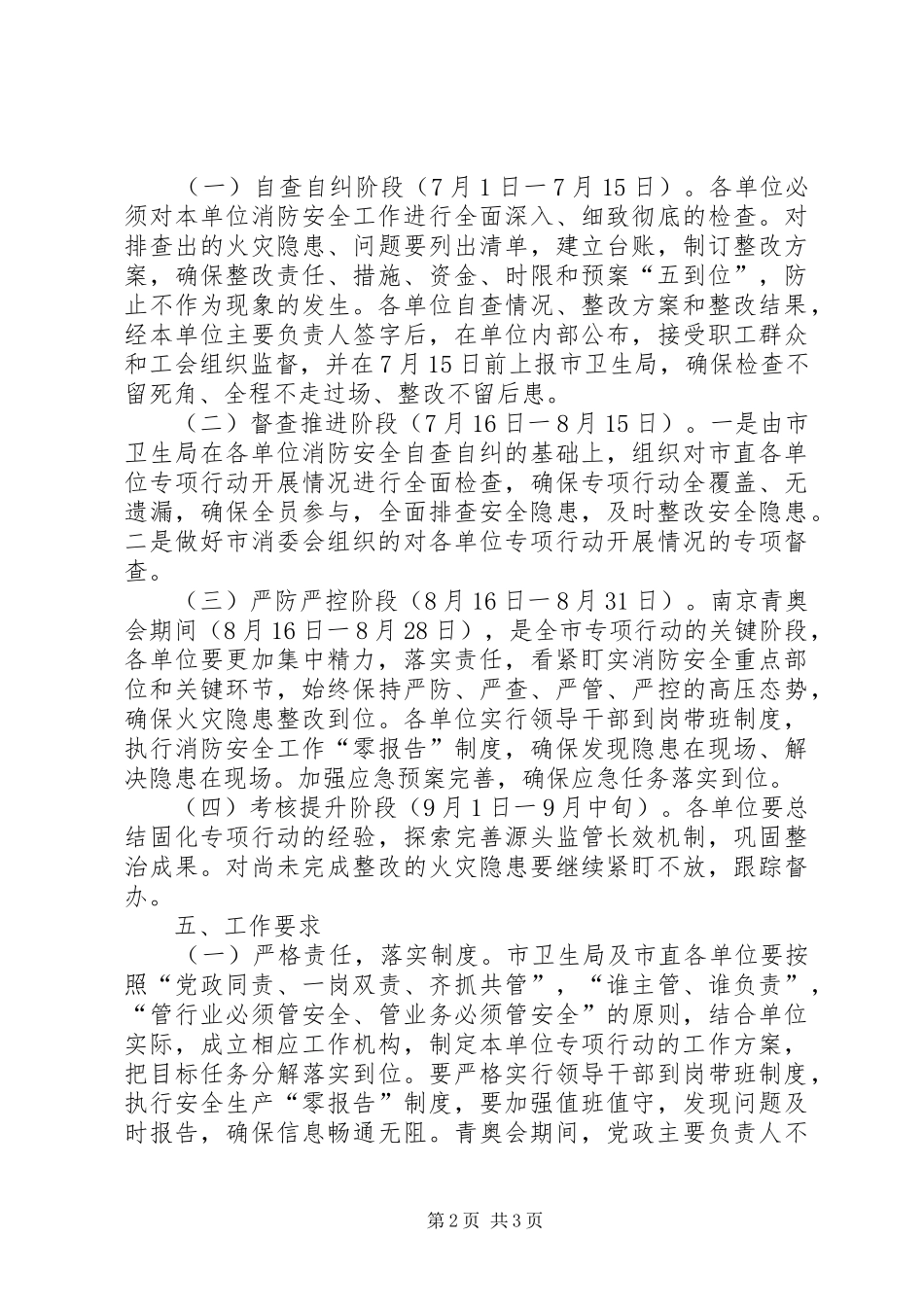 2024年消防安全检查整改工作方案_第2页