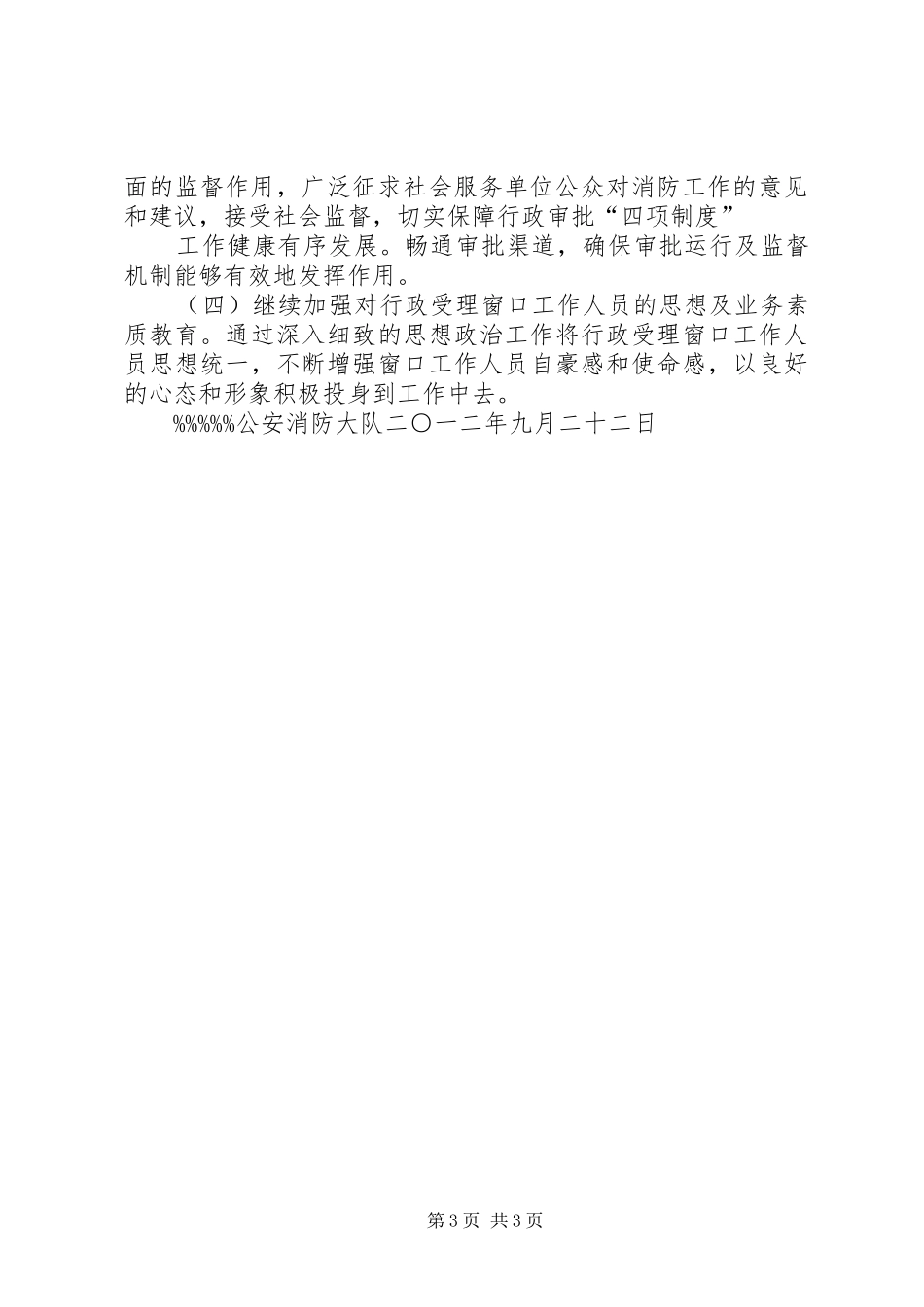 2024年消防大队行政审批工作总结_第3页