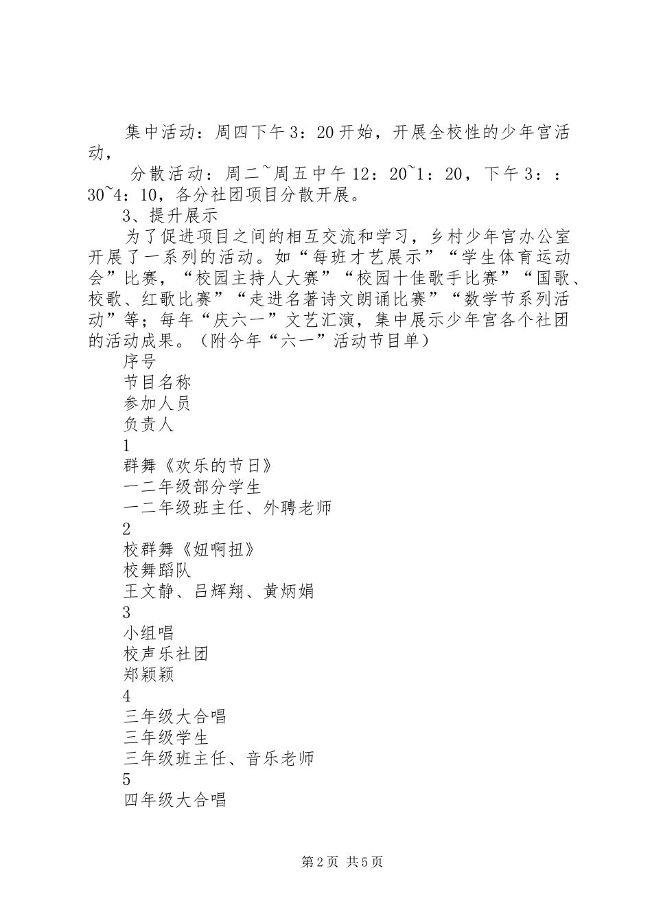 2024年小乡村少年宫活动总结_第2页