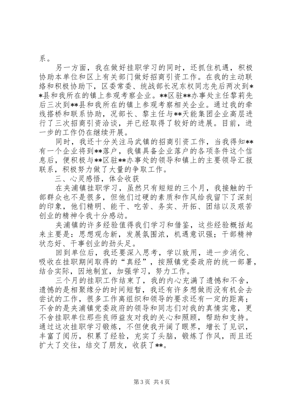 2024年在浙江挂职学习考察总结_第3页