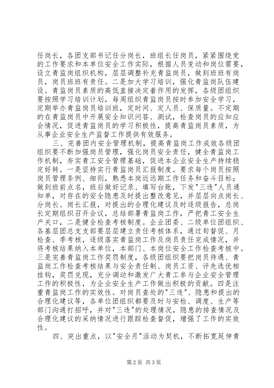 2024年怎样做好青安岗工作_第2页