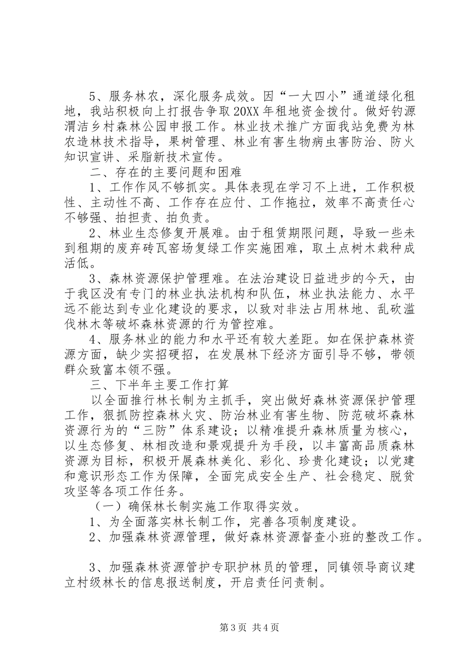 2024年乡镇林业工作站工作总结_第3页