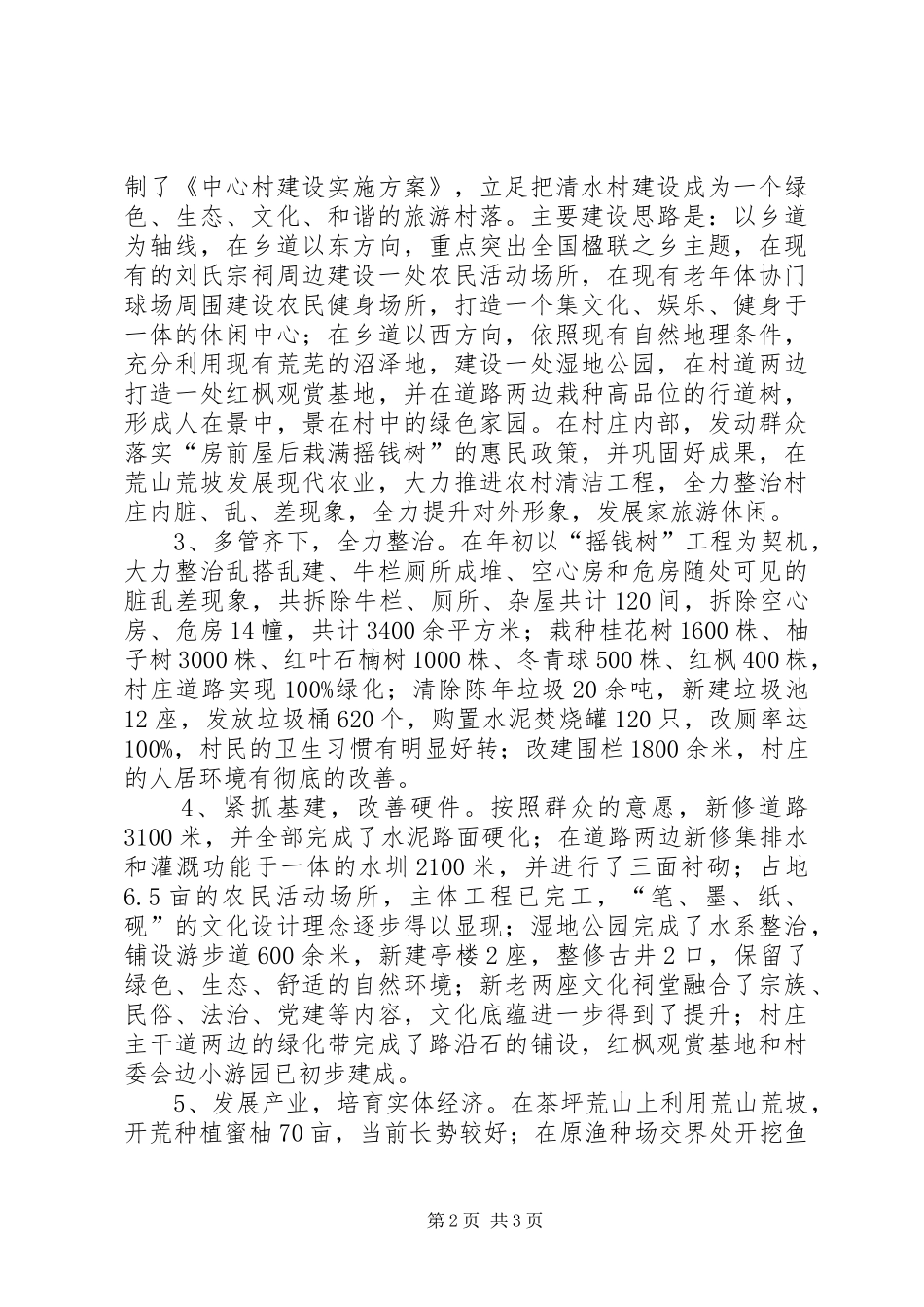 2024年乡镇年度新农村工作总结_第2页